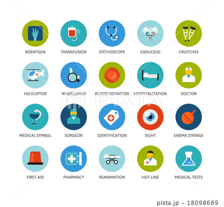 Round icons thin flat design, modern line stroke Round icons thin flat design, modern line stroke 18098689