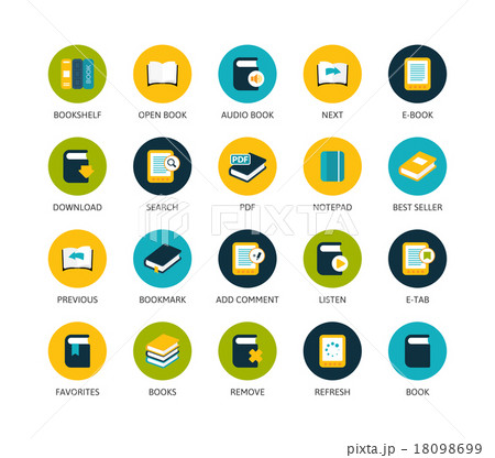 Round icons thin flat design, modern line stroke Round icons thin flat design, modern line stroke 18098699