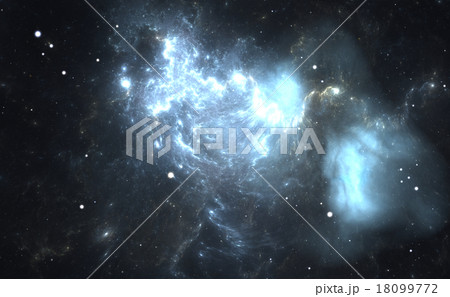 Blue Nebula 18099772