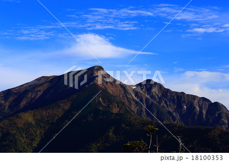 爺ヶ岳から見た鹿嶋槍ヶ岳 爺ヶ岳から見た鹿嶋槍ヶ岳 18100353