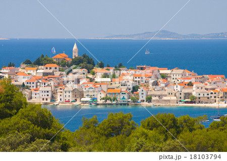 Town Primosten in Croatia Town Primosten in Croatia 18103794