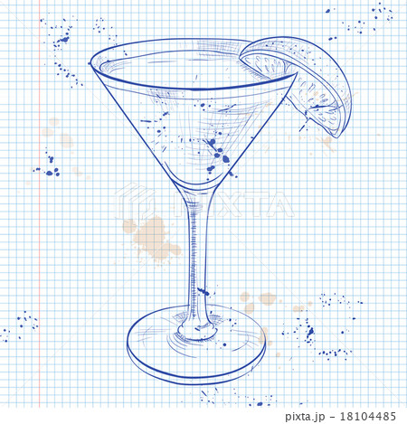 The Bacardi Cocktail on a notebook page The Bacardi Cocktail on a notebook page 18104485