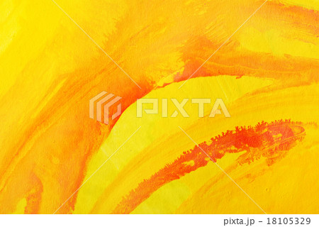 yellow background. watercolor 18105329