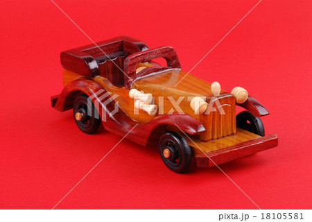 A toy car made of wood 18105581