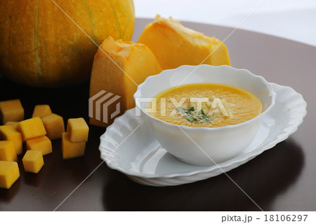 Pumpkin soup cooking Pumpkin soup cooking 18106297