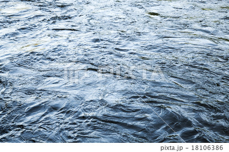 Fast river water background with waves and ripples Fast river water background with waves and ripples 18106386