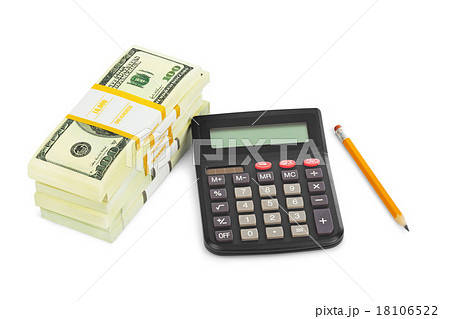 Calculator and money 18106522
