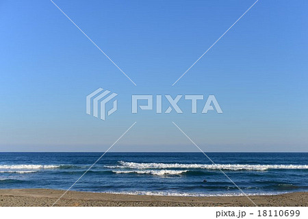 黒潮町の入野海岸で海をみた風景 黒潮町の入野海岸で海をみた風景 18110699