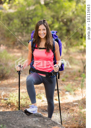 Young happy jogger looking at camera Young happy jogger looking at camera 18113663