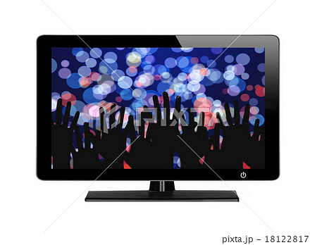 Modern TV screen Festive lights 18122817
