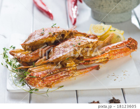 malaysian style spicy crab 18123605