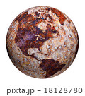 Terrestrial globe - corrosion stains on iron 18128780
