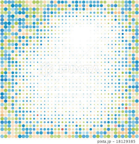 Colorful halftone background.Halftone dots frame 18129385