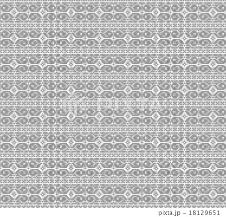 Traditional national embroidered seamless pattern 18129651