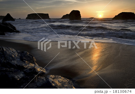 Sunset Bandon Oregon 18130674