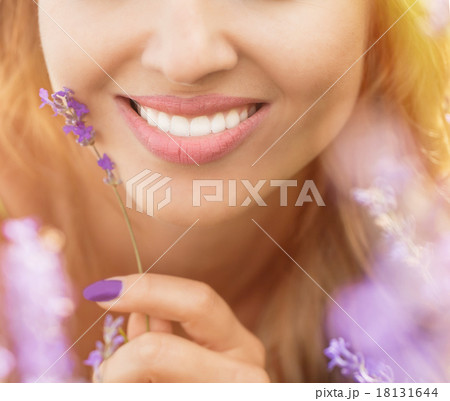 Young woman in lavender Young woman in lavender 18131644