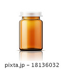 Glass bottle for pills. 18136032