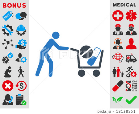Drugs Shopping Icon Drugs Shopping Icon 18138551