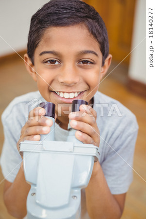 Pupil at science lesson in classroom 18140277