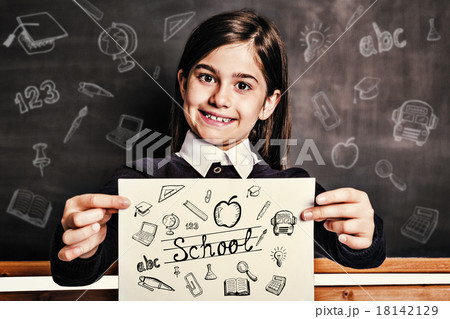 Composite image of education doodles Composite image of education doodles 18142129