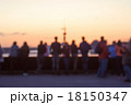 Blur silhouettes of people 18150347