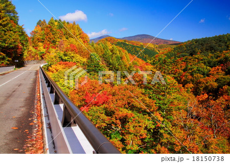 吾妻磐梯レークラインの紅葉 18150738