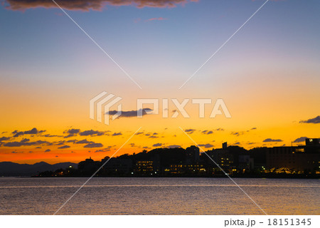 宍道湖の夕暮れ 18151345