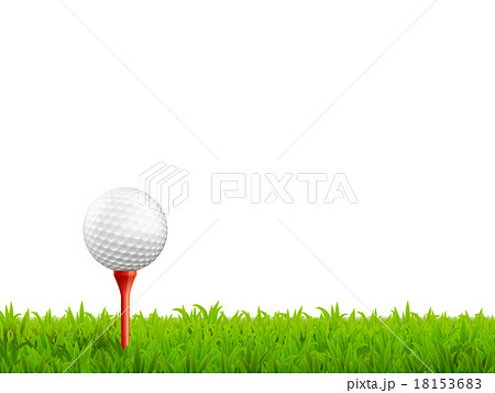 Golf Realistic Illustration のイラスト素材