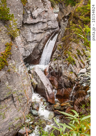 Waterfall in Altai mountains. Russia Waterfall in Altai mountains. Russia 18154624