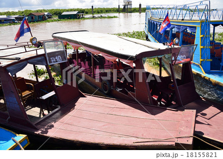 カンボジア シェムリアップ トレンサップ湖 カンボジア シェムリアップ トレンサップ湖 18155821