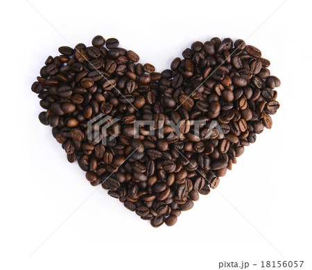 Coffee beans heart 18156057