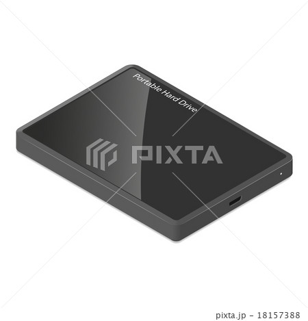 Pocket hdd isometric icon Pocket hdd isometric icon 18157388