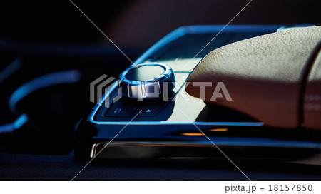 Luxury car interior details. 18157850