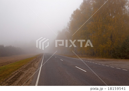 the autumn road  18159541