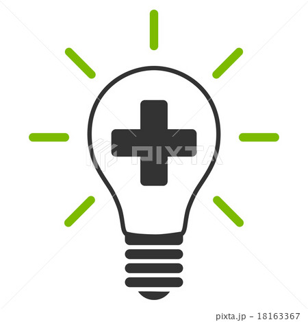 Creative Medicine Bulb Icon 18163367