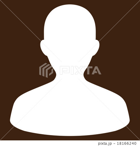 User flat white color icon 18166240