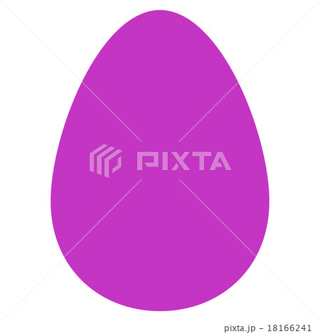 Egg flat violet color icon 18166241