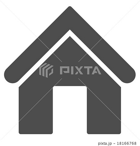 Home flat gray color icon Home flat gray color icon 18166768