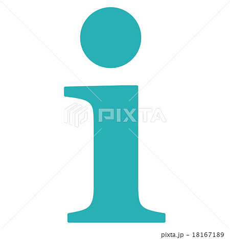 Info flat cyan color icon Info flat cyan color icon 18167189