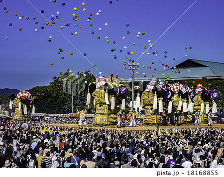新居浜太鼓祭のフレーム HD高画質】新居浜太鼓祭り 新田太鼓台 花園 差し上げ 令和7年