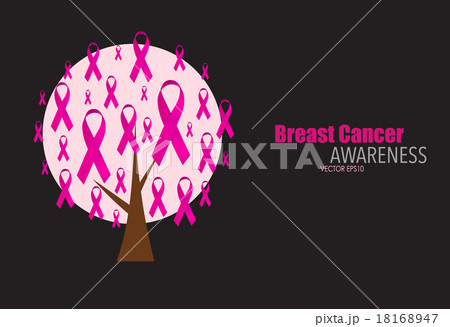 Breast cancer awareness pink ribbon. Vector Illustration. Breast cancer awareness pink ribbon. Vector Illustration. 18168947