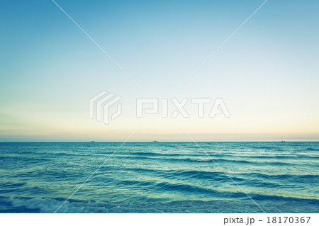 Sea and sky ( Filtered image processed vintage effect. ) 18170367