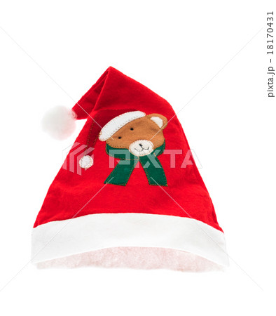 Santa red hat isolated on white background Santa red hat isolated on white background 18170431