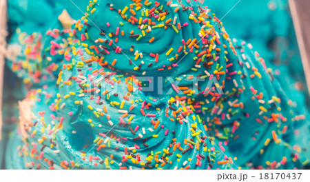 Colorful sprinkles ice cream Colorful sprinkles ice cream 18170437