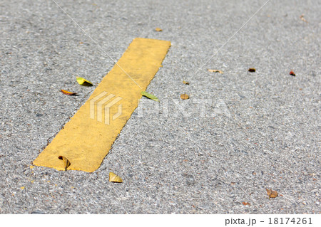 Road with yellow line Road with yellow line 18174261