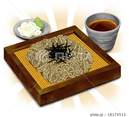 リアル蕎麦　背景あり 18174513