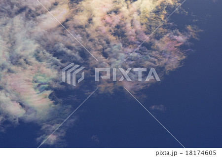 彩雲ショーの始まり　雲の不思議　 18174605