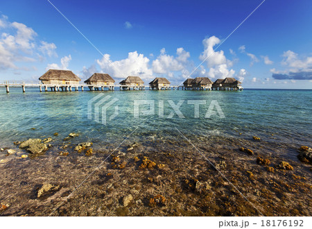 corals to the sea and houses on piles 18176192