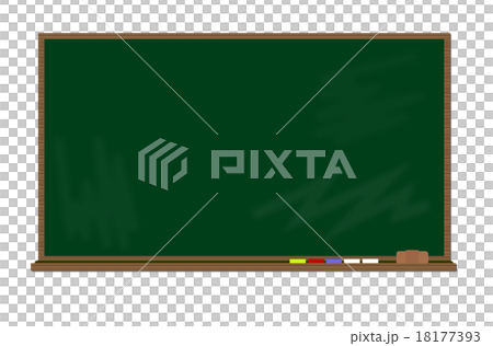 學校和補習班的黑板插圖 18177393