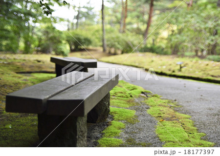 公園のベンチ 18177397